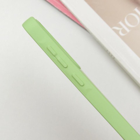 Чохол TPU GETMAN Liquid Silk Full Camera для Samsung Galaxy S23 Зелений / Pistachio