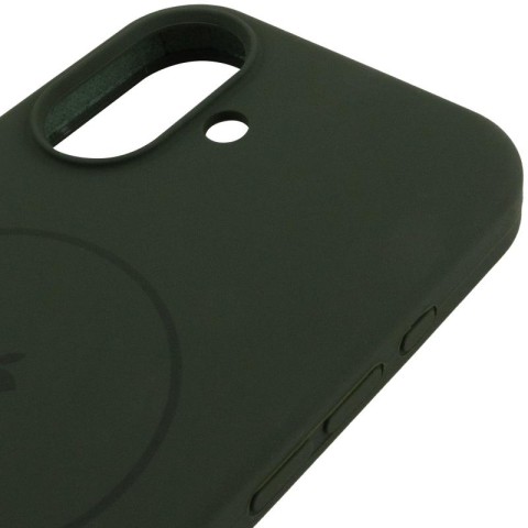 Чохол Silicone Case Full Protective (AA) V2 with MagSafe для Apple iPhone 17 (6.3") Зелений / Cyprus Green