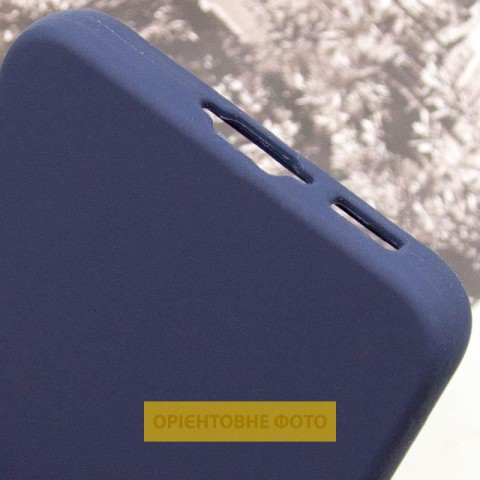 Чохол Silicone Cover Lakshmi Full Camera (AAA) для Samsung Galaxy S25 Edge Темно-синій / Midnight blue