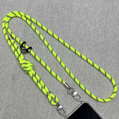 Шнурок із двома кріпленнями (8 мм) 150 см Neon Green