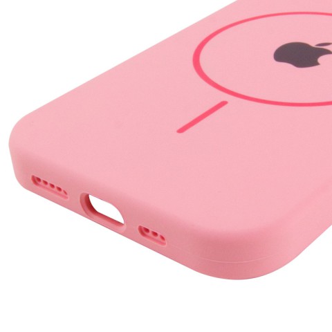 Чохол Silicone Case Full Protective (AA) with MagSafe для Apple iPhone 11 Pro (5.8") Рожевий / Light pink