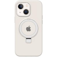 Чохол Silicone Case Full Protective with Ring для Apple iPhone 15 (6.1") White