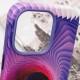 Шкіряний чохол Colour Splash with MagSafe для Apple iPhone 14 Pro Max (6.7") Purple / Pink