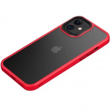 TPU+PC чохол Metal Buttons для Apple iPhone 11 (6.1") Червоний