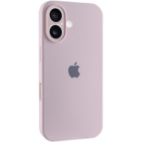 Чохол Silicone Case Full Camera Protective (AA) для Apple iPhone 16 (6.1") Рожевий / Chalk Pink