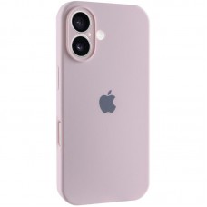 Чохол Silicone Case Full Camera Protective (AA) для Apple iPhone 16 (6.1") Рожевий / Chalk Pink