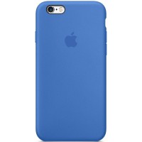 Чохол Silicone Case Full Protective (AA) для Apple iPhone 6/6s (4.7") Синій / Capri Blue