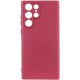 Чохол TPU GETMAN Liquid Silk Full Camera для Samsung Galaxy S24 Ultra Бордовий / Marsala