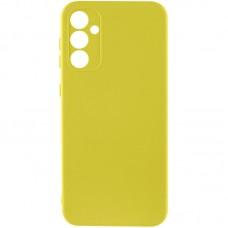 Чохол TPU GETMAN Liquid Silk Full Camera для Samsung Galaxy A35 Жовтий / Flash