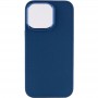 TPU чохол Bonbon Metal Style для Apple iPhone 13 Pro (6.1") Синій / Cosmos blue