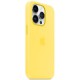 Чохол Silicone case (AAA) with Magsafe для Apple iPhone 14 Pro (6.1") Жовтий / Canary Yellow