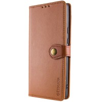Шкіряний чохол-книжка GETMAN Gallant (PU) для Samsung Galaxy A17 4G/5G Коричневий