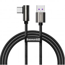 Дата кабель Baseus Legend Series Elbow USB to Type-C 66W (2m) (CATCS-C01) Black