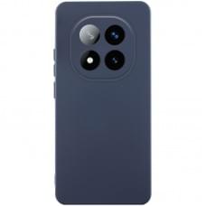 Чохол TPU GETMAN Liquid Silk Full Camera для Xiaomi Redmi Note 14 Pro 5G Синій / Midnight blue