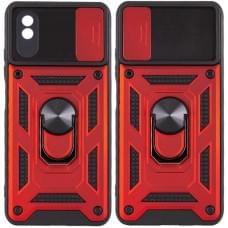 Чохол Ummi Camshield Serge Ring для Xiaomi Redmi 9A Червоний