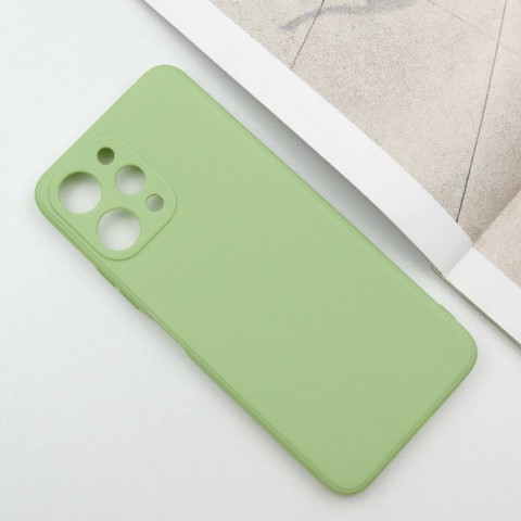 Силіконовий чохол Candy Full Camera для Xiaomi Redmi 12 Фісташковий