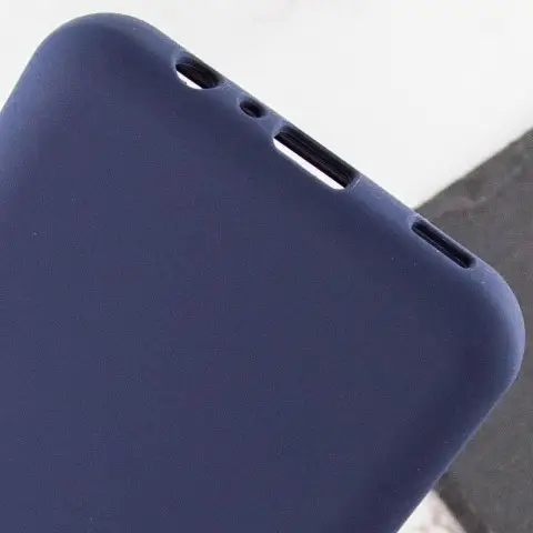 Чохол TPU GETMAN Liquid Silk Full Camera для Samsung Galaxy A06 Синій / Midnight Blue