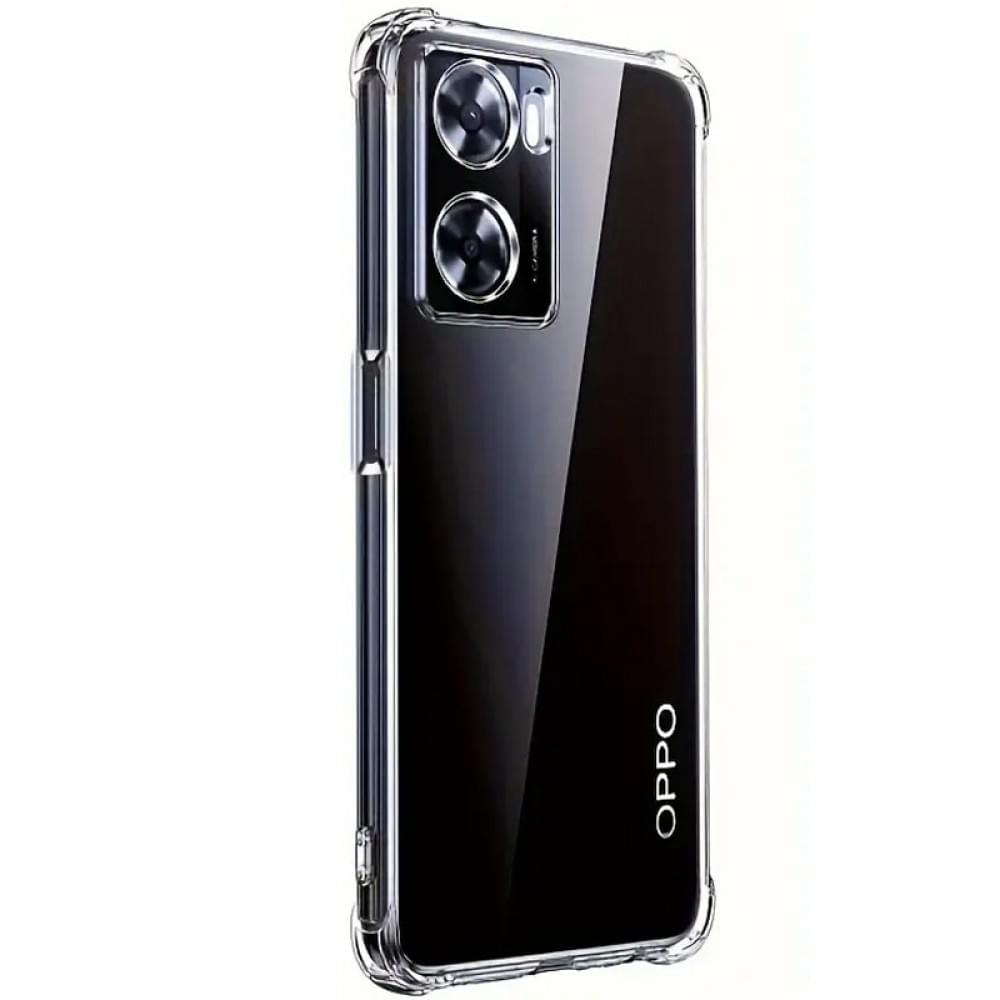 TPU чохол GETMAN Ease logo посилені кути Full Camera для Oppo A57s / A57 4G / A77s Безбарвний (прозорий)