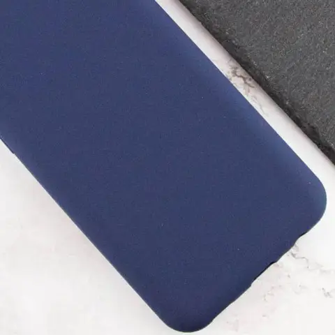 Чохол TPU GETMAN Liquid Silk Full Camera для Samsung Galaxy A06 Синій / Midnight Blue