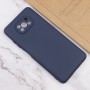 Чохол Silicone Cover Lakshmi Full Camera (AAA) для Xiaomi Poco X3 NFC / Poco X3 Pro Темно-синій / Midnight blue