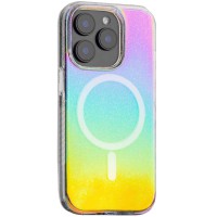 Чохол TPU Galaxy Sparkle (MagFit) для Apple iPhone 14 Pro Max (6.7") Chroma+Glitter