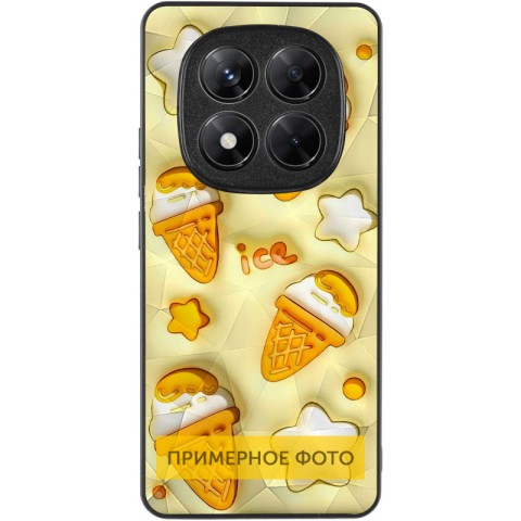 TPU+PC чохол Prisma Fluffie для Xiaomi Redmi Note 14 4G (Int. version) Ice
