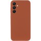 Чохол Silicone Cover Lakshmi Full Camera (AA) для Samsung Galaxy A35 Коричневий / Brown