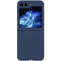 Чохол Foldables Silicone Cover Lakshmi (AAA) для Samsung Galaxy Z Flip5 Темно-синій / Midnight blue