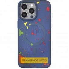 Чохол TPU+PC Flush with MagSafe для Samsung Galaxy S24 / S25 Dark blue