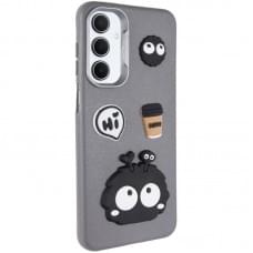 Чохол TPU Leather Toys для Samsung Galaxy A16 4G/5G Monster / Grey