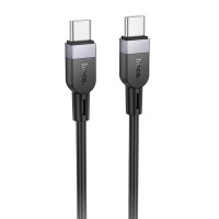 Дата кабель Hoco X109 Energy silicone Type-C to Type-C 60W (1m) Black