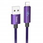 Дата кабель Hoco U125 Benefit 2.4A USB to Lightning with display (1.2m)