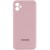 Чохол Silicone Cover Lakshmi Full Camera (AA) with logo для Samsung Galaxy A06 Рожевий / Pink Sand