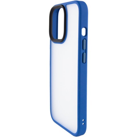 TPU+PC чохол Metal Buttons для Apple iPhone 15 (6.1") Блакитний
