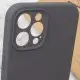 Чохол Silicone Case Full Camera Protective (AA) NO LOGO для Apple iPhone 12 Pro (6.1") Сірий / Dark Gray