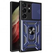 Ударостійкий чохол Camshield Serge Ring для Samsung Galaxy S25 Ultra Синій