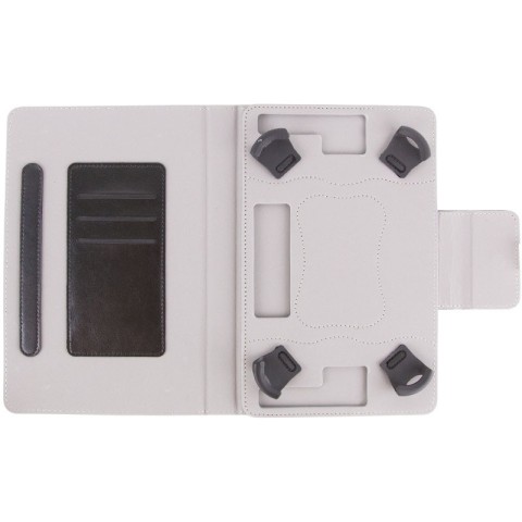 Універсальний шкіряний чохол-книжка для планшета 11" Чорний