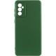 Чохол TPU GETMAN Liquid Silk Full Camera для Samsung Galaxy A35 Зелений / Dark green