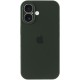 Чохол Silicone Case Full Camera Protective (AA) для Apple iPhone 16 Plus (6.7") Зелений / Cyprus Green