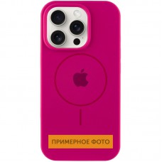 Чохол Silicone Case Full Protective (AA) with MagSafe для Apple iPhone 15 Plus (6.7") Малиновий / Dragon Fruit