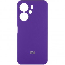 Чохол Silicone Cover Lakshmi Full Camera (AAA) with Logo для Xiaomi Redmi 13C 4G/5G / Poco C65/M6 5G Фіолетовий / Amethyst