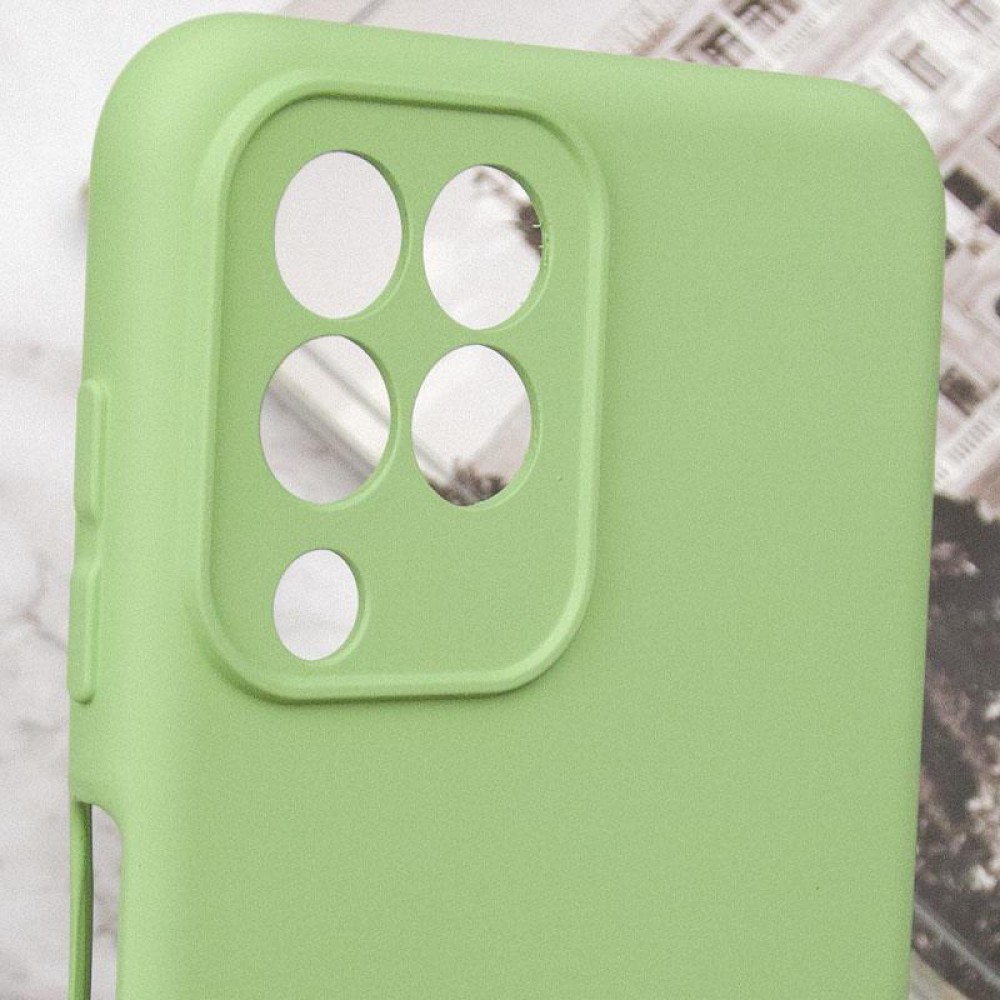 Чохол TPU GETMAN Liquid Silk Full Camera для Samsung Galaxy M33 5G Зелений / Pistachio