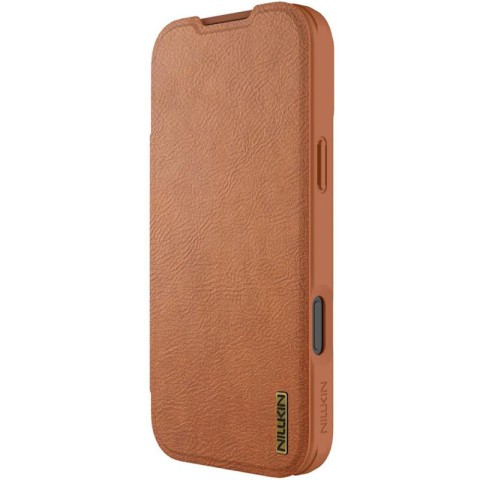Шкіряний чохол-книжка Nillkin Qin Pro Camshield для Apple iPhone 17 Pro (6.3") Brown