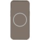 Чохол Silicone case (AAA) full with Magsafe and Animation для Apple iPhone 15 Plus (6.7") Коричневий / Clay