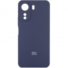 Чохол Silicone Cover Lakshmi Full Camera (AA) with logo для Xiaomi Redmi 13C / Poco C65 Синій / Midnight blue