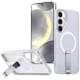 Чохол TPU Breeze with MagSafe stand для Samsung Galaxy S25 / S24 Transparent