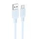 Дата кабель Borofone BX115 Lotto USB to Type-C 3A (1m) Blue