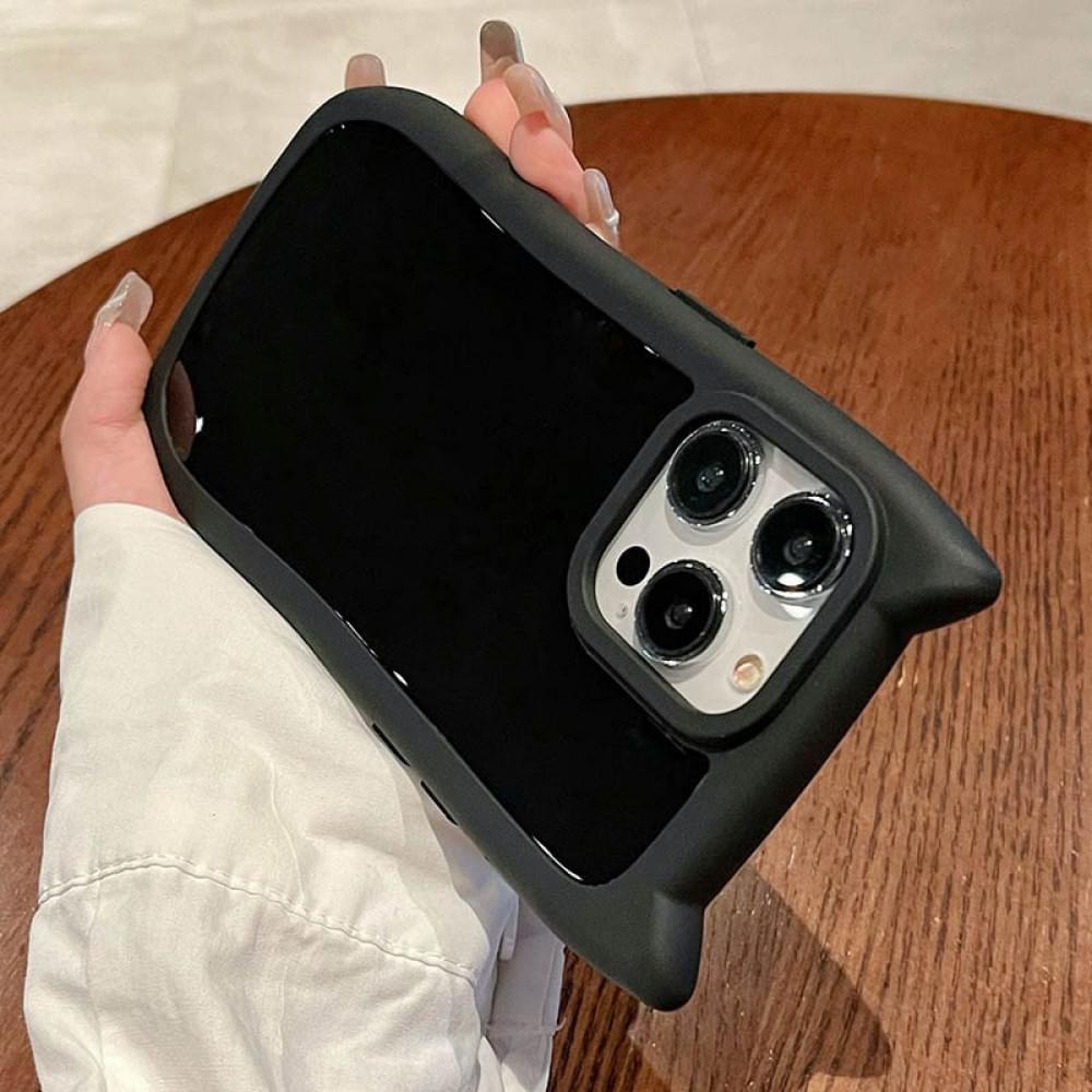 Чохол TPU GETMAN Cat with straps для Apple iPhone 12 Pro / 12 (6.1") Black