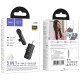 Петличний бездротовий мікрофон Hoco L20B Fair 3in1 (Lightning/Type-C/3.5) Black
