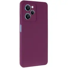 Чохол Silicone Cover Ummi Lakshmi Full Camera (AA) для Xiaomi Poco X5 Pro 5G Бордовий / Marsala